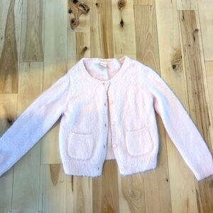 Gymboree Light Pink Button-Front Knit Cardigan